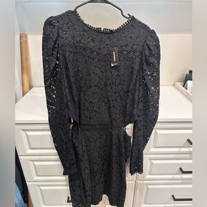 Express side cut out dress